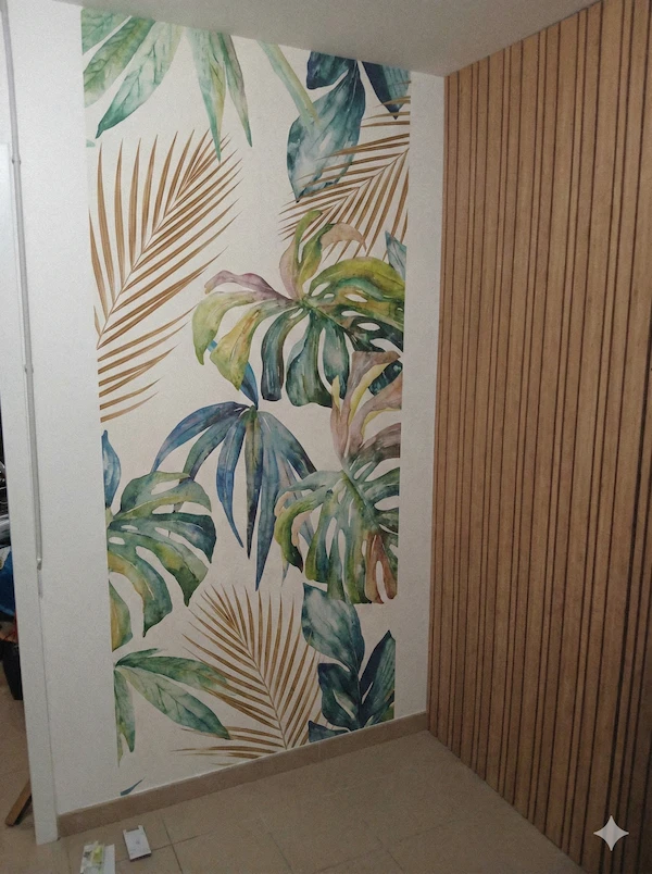 Pose papier peint finistère sud